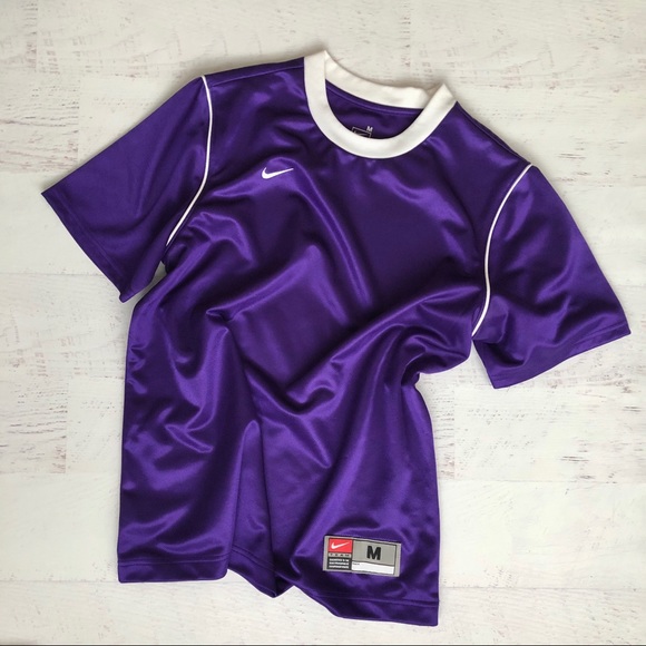 Nike Team Workout Shirt Purple Size M - Picture 1 of 5
